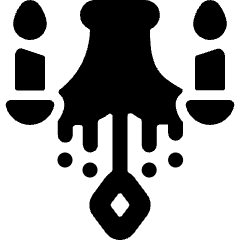 Ceiling Ball Chandelier Retro 1 Icon from Ultimate Bold Set