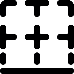 Cell Border Bottom Icon from Ultimate Bold Set