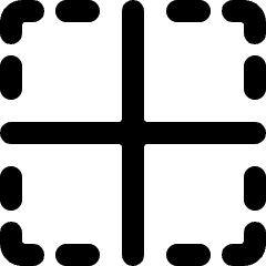 Cell Border Center Icon from Ultimate Bold Set