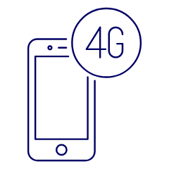 4 G Signal Illustration from UX Line Set