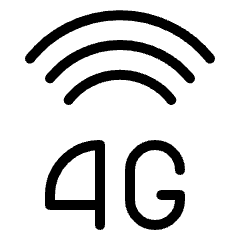 Cellular Network Wifi 4g Icon from Ultimate Light Set