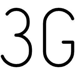 Network Carrier 3g Icon from Ultimate Light Set