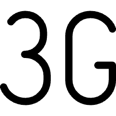 Network Carrier 3g Icon from Ultimate Regular Set