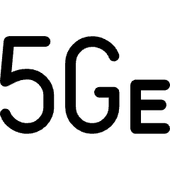 Network Carrier 5ge Icon from Ultimate Regular Set