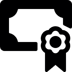 Certified Diploma 1 Icon from Ultimate Bold Set