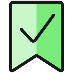 Certified Ribbon 2 Icon from Ultimate Colors Set