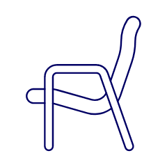 Blue Sofa Illustration from UX Line Set