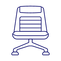 Brown Chair Sofa 1 Illustration from UX Line Set