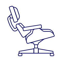 Rotating Armchair Illustration from UX Line Set