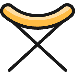 Chair 5 Icon from Ultimate Colors Set