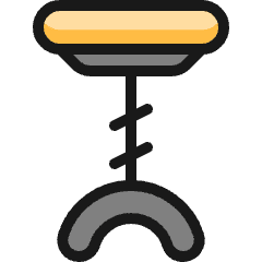 Chair Bar 1 Icon from Ultimate Colors Set