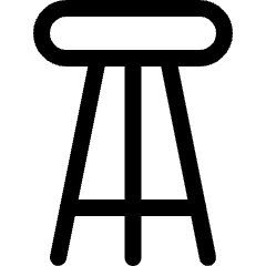 Chair Bar Icon from Ultimate Regular Set