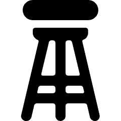 Chair Bar Icon from Ultimate Bold Set