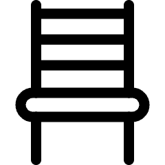 Chair Icon from Ultimate Regular Set