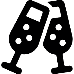Champagne Cheers Icon from Ultimate Bold Set