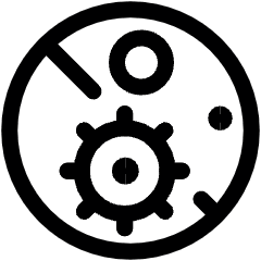 Anti Bacterial 2 Icon from Ultimate Regular Set