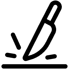 Scratch Resistance Icon from Ultimate Regular Set