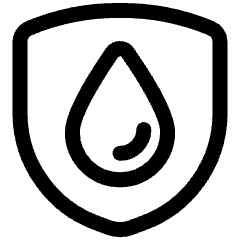 Waterproof 1 Icon from Ultimate Regular Set