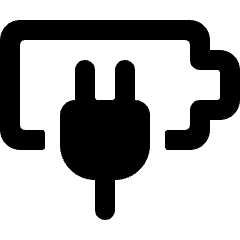 Charging Battery Cable 1 Icon from Ultimate Bold Set