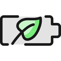 Charging Battery Eco Icon from Ultimate Colors Set