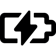 Charging Battery Empty Icon from Ultimate Bold Set