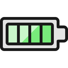 Charging Battery Full Icon from Ultimate Colors Set