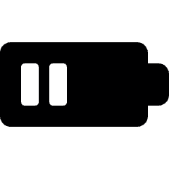 Charging Battery Low 1 Icon from Ultimate Bold Set