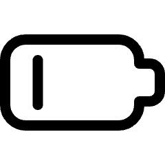 Charging Battery Low 1 Icon from Ultimate Regular Set