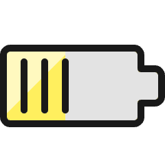 Charging Battery Low 1 Icon from Ultimate Colors Set
