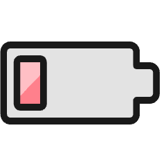 Charging Battery Low Icon from Ultimate Colors Set