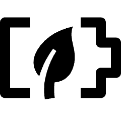 Smartphone Battery Eco Friendly Icon from Nova Line Set