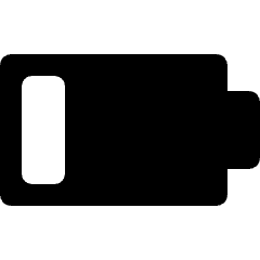 Smartphone Battery Medium Icon from Nova Solid Set