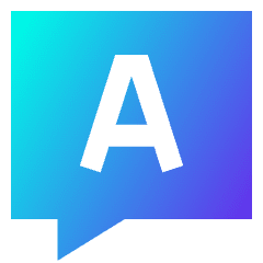 Chat Bubble Answer Icon from Sharp Gradient Set