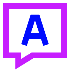 Chat Bubble Answer Icon from Sharp Neon Set