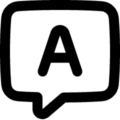 Chat Bubble Answer Icon from Plump Remix Set