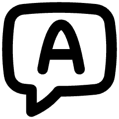 Chat Bubble Answer Icon from Flex Remix Set