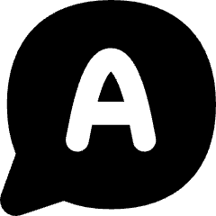 Chat Bubble Answer Circle Icon from Flex Solid Set