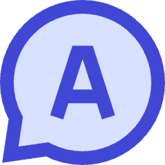 Chat Bubble Answer Circle Icon from Sharp Duo Set