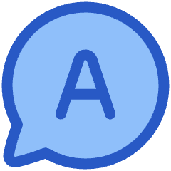 Chat Bubble Answer Circle Icon from Plump Duo Set