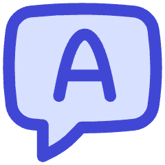 Chat Bubble Answer Icon from Flex Duo Set