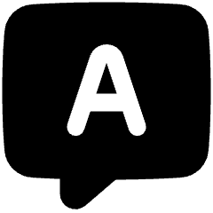 Chat Bubble Answer Icon from Plump Solid Set