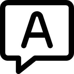 Chat Bubble Answer Icon from Core Line Set