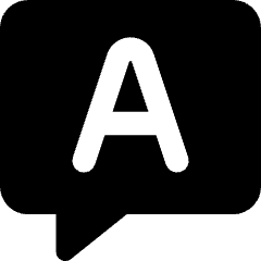 Chat Bubble Answer Icon from Core Solid Set