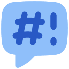 Chat Bubble Censor Square Icon from Flex Flat Set