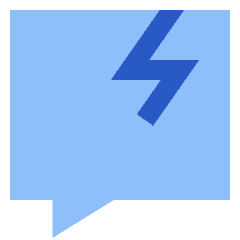 Chat Bubble Crack Square Icon from Sharp Flat Set