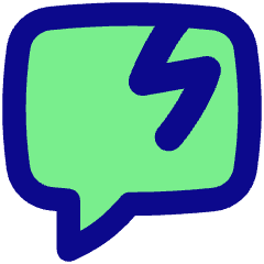 Chat Bubble Crack Square Icon from Flex Pop Set