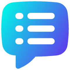 Chat Bubble Notes Icon from Flex Gradient Set