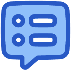 Chat Bubble Notes Icon from Plump Duo Set