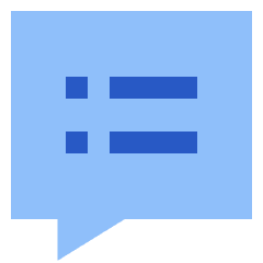 Chat Bubble Notes Icon from Sharp Flat Set