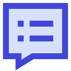 Chat Bubble Notes Icon from Sharp Duo Set